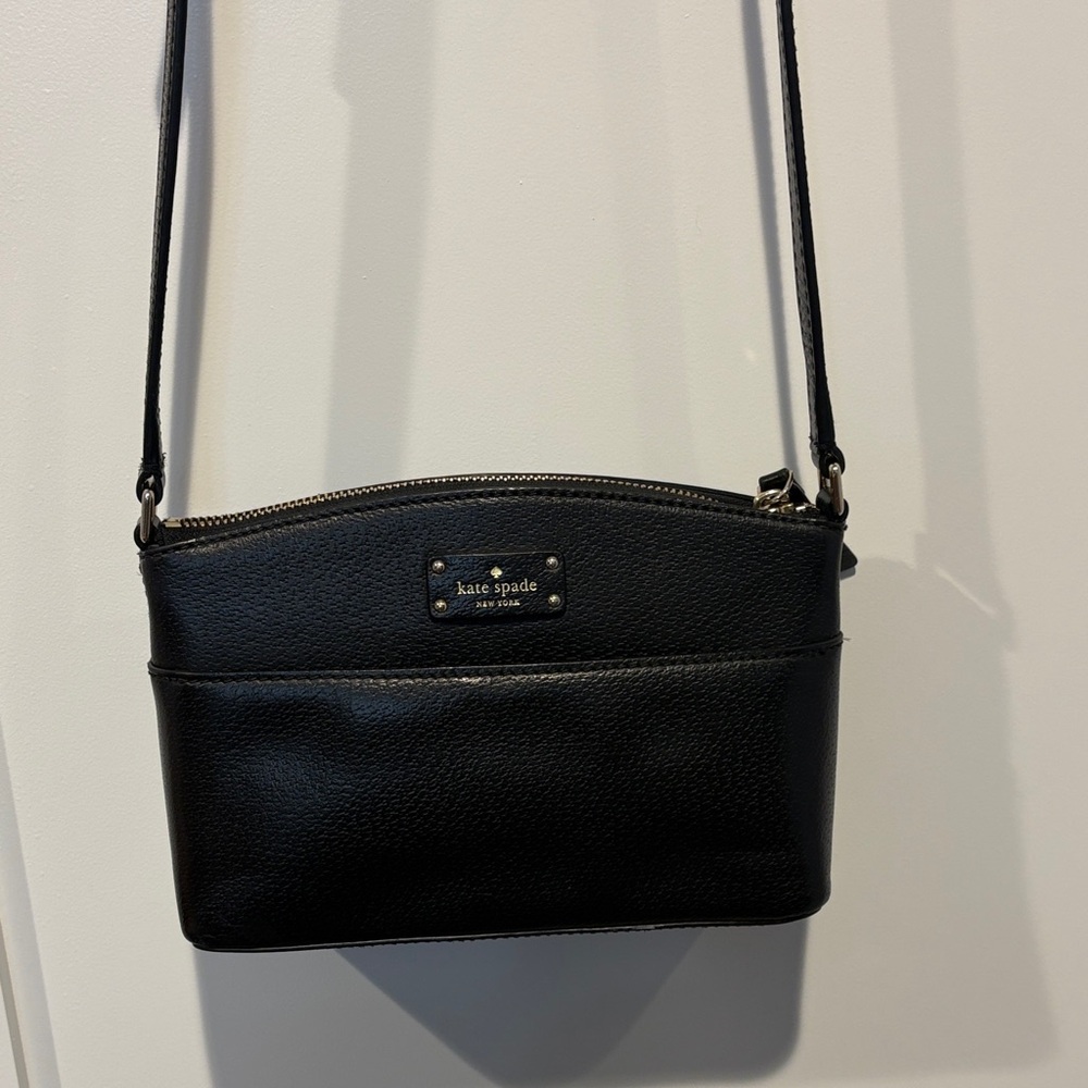 Kate Spade Black Leather Crossbody Bag